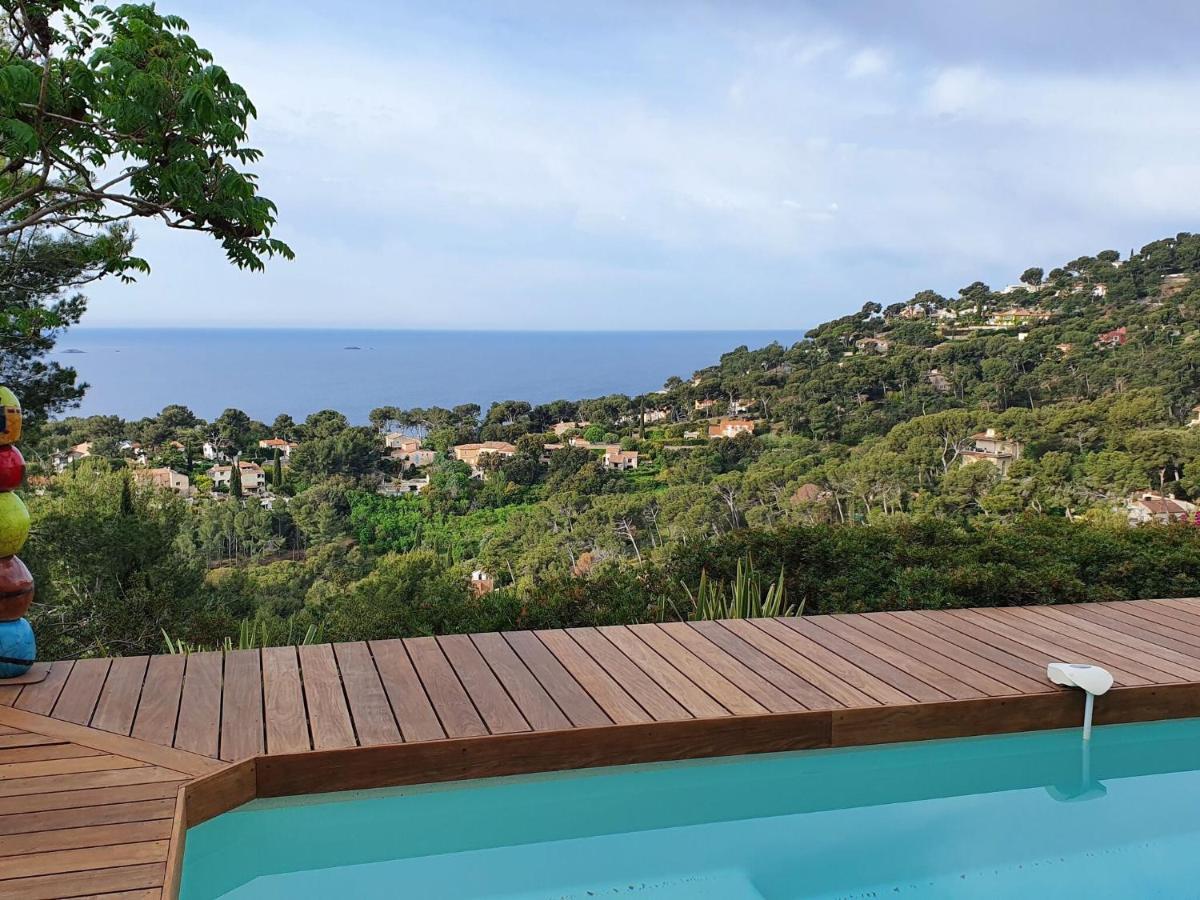 Villa Pretty House With Sea View On The Hy Res Hyères Esterno foto