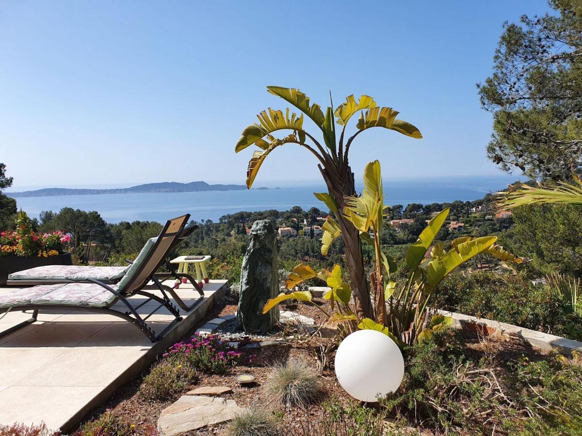 Villa Pretty House With Sea View On The Hy Res Hyères Esterno foto