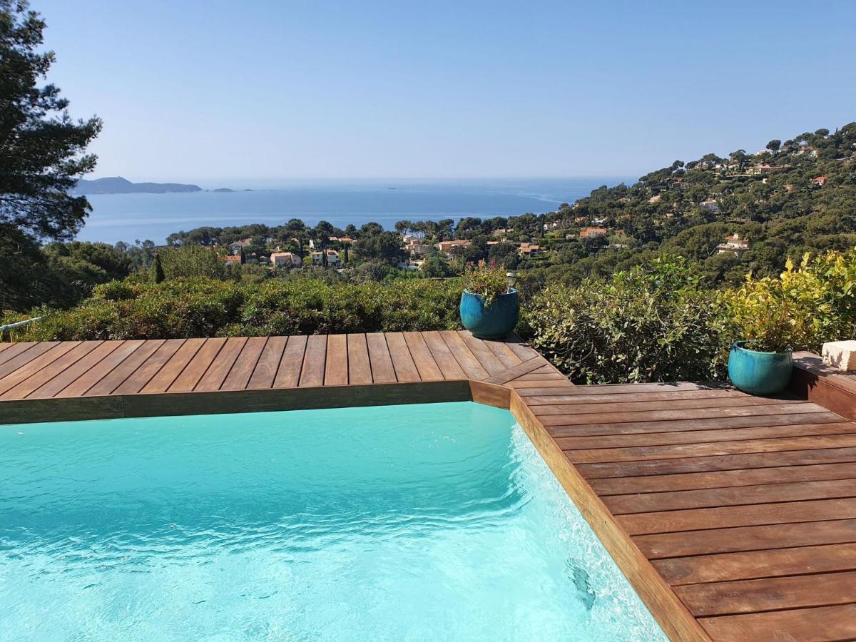 Villa Pretty House With Sea View On The Hy Res Hyères Esterno foto